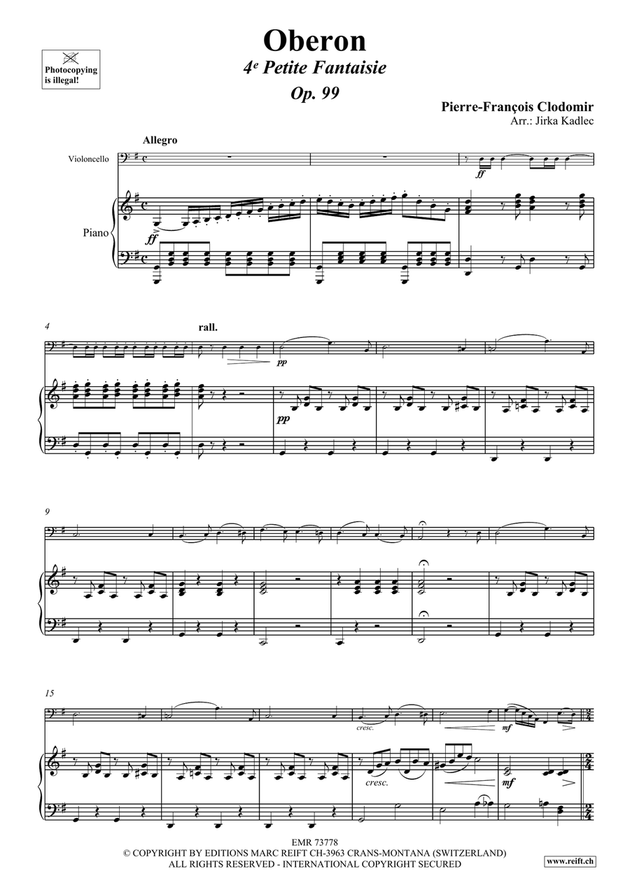 Oberon Oberon Piano Accompaniment scores gallery preview page 4
