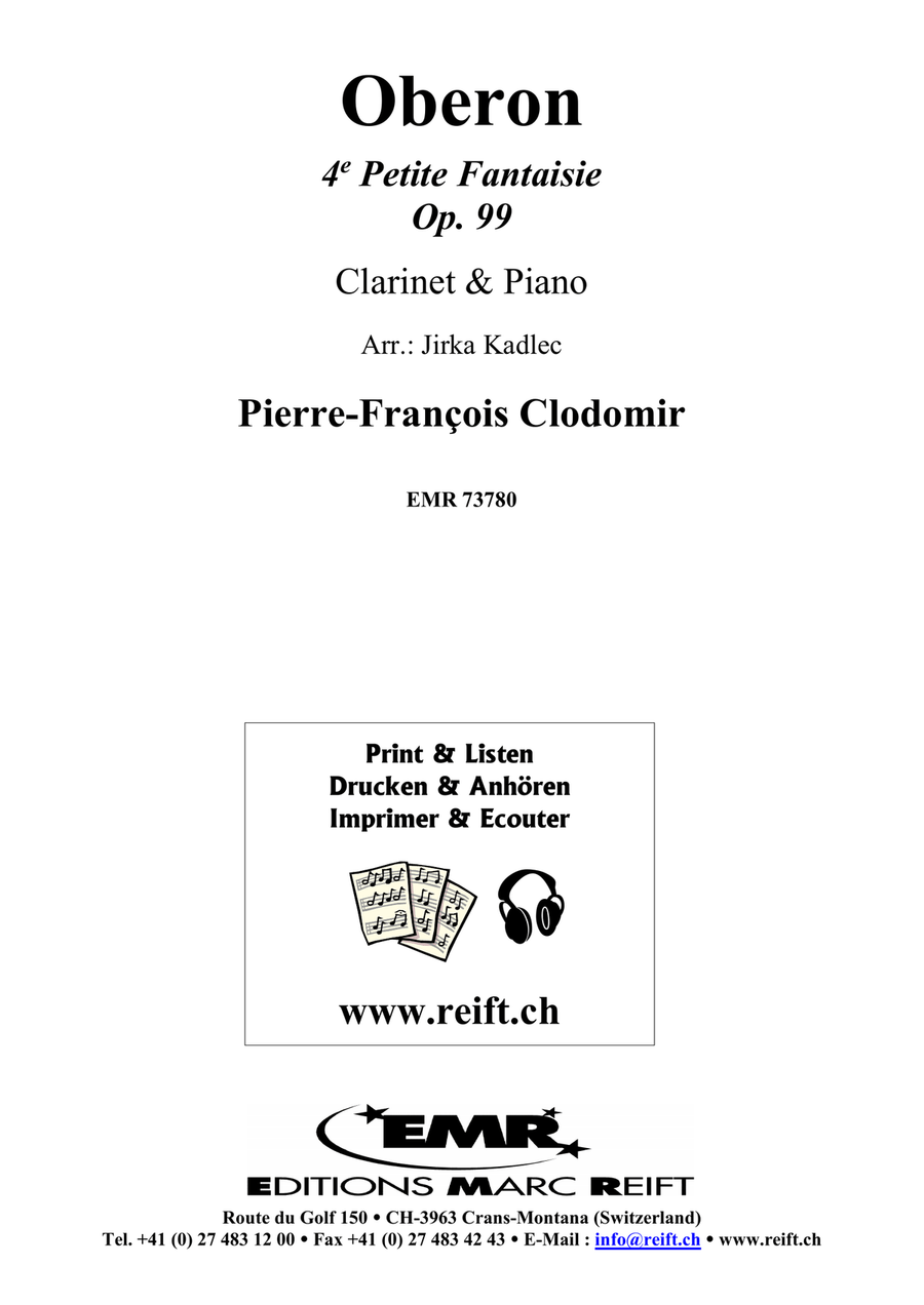 Oberon Oberon Clarinet Solo scores gallery preview page 2