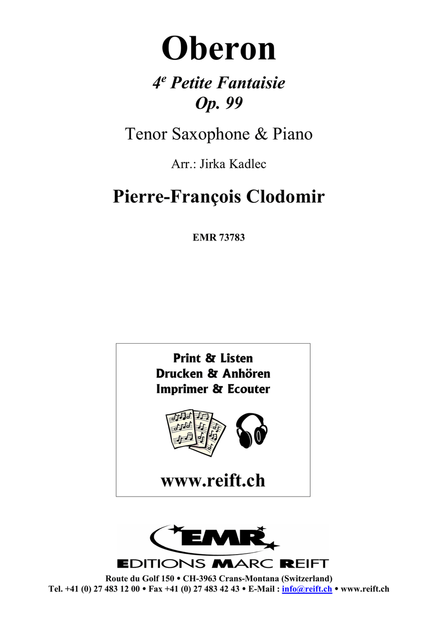 Oberon Tenor Saxophone scores gallery preview page 2
