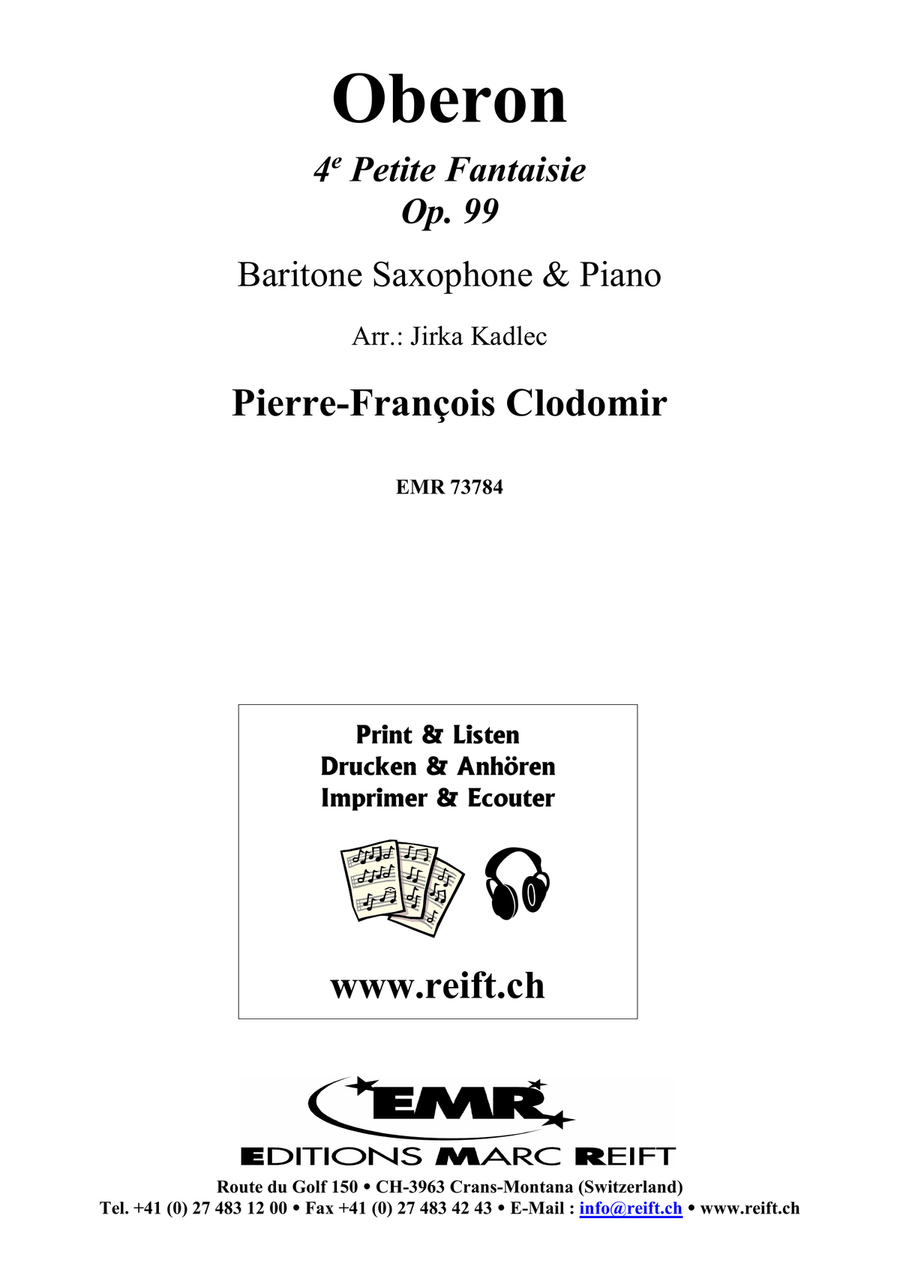 Oberon Oberon Baritone Saxophone scores gallery preview page 2