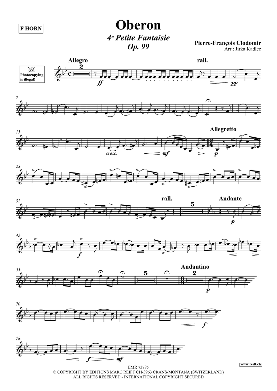 Oberon Oberon Horn scores gallery preview page 3