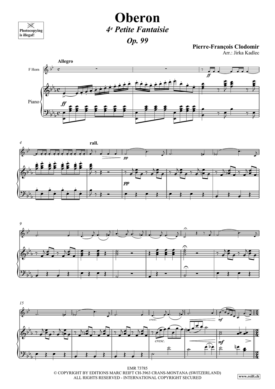 Oberon Oberon Horn scores gallery preview page 4