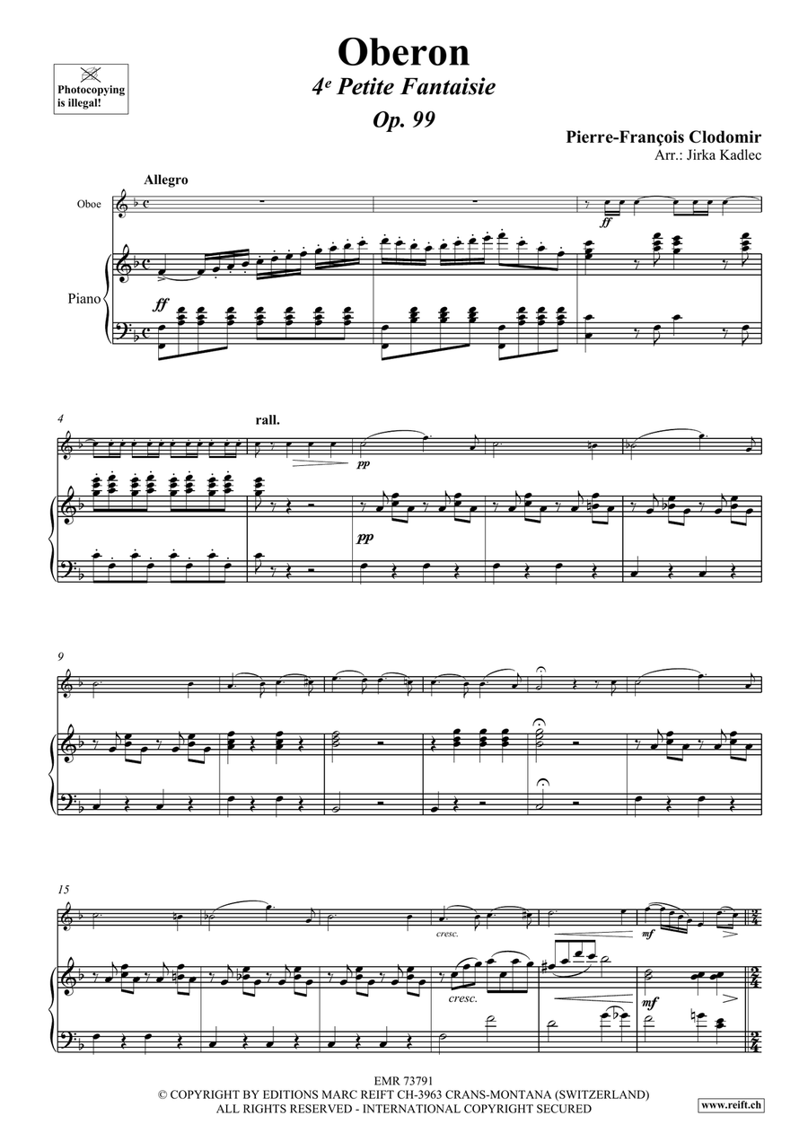 Oberon Oberon Piano Accompaniment scores gallery preview page 4