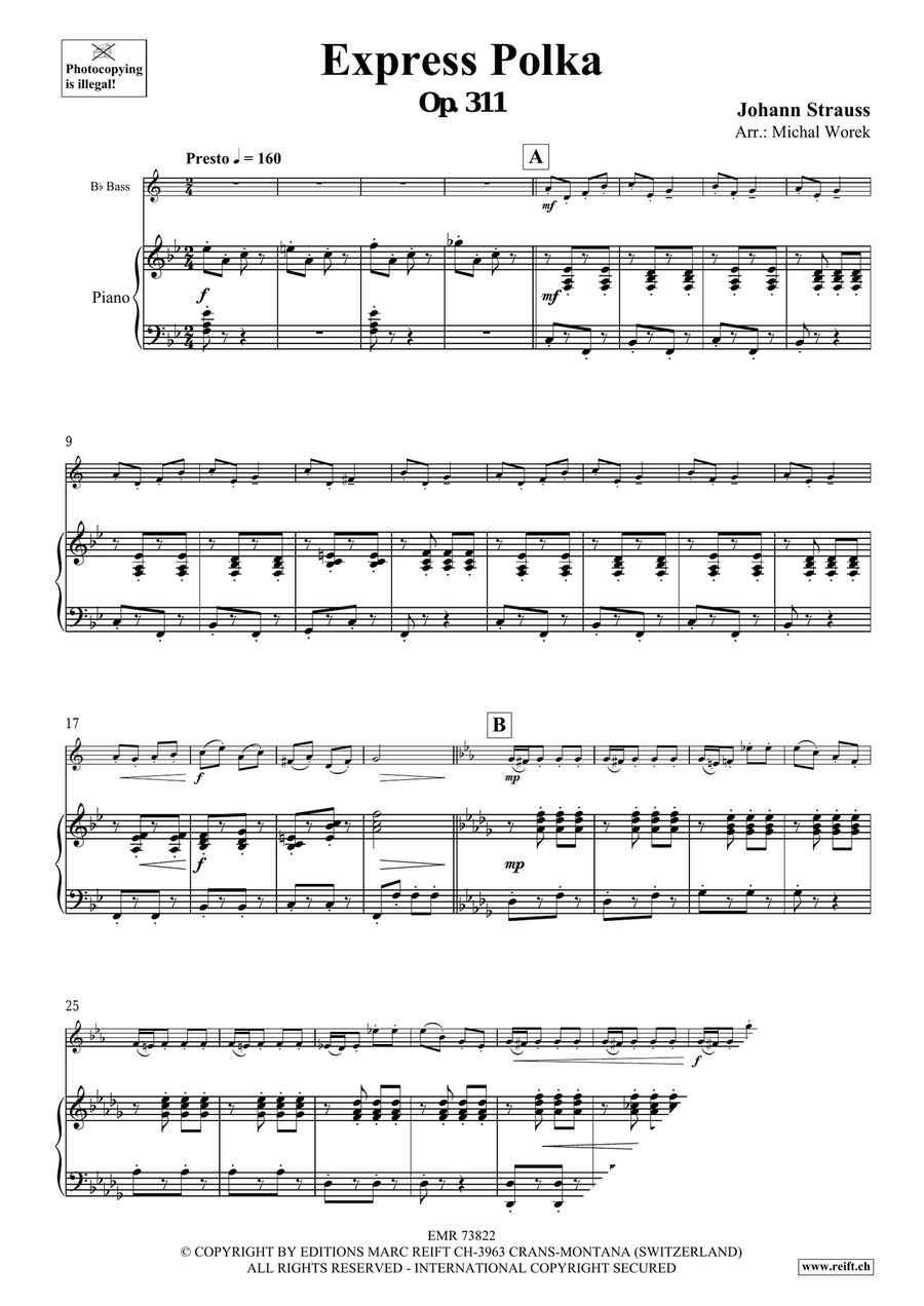 Express Polka Express Polka Voice Solo scores gallery preview page 3