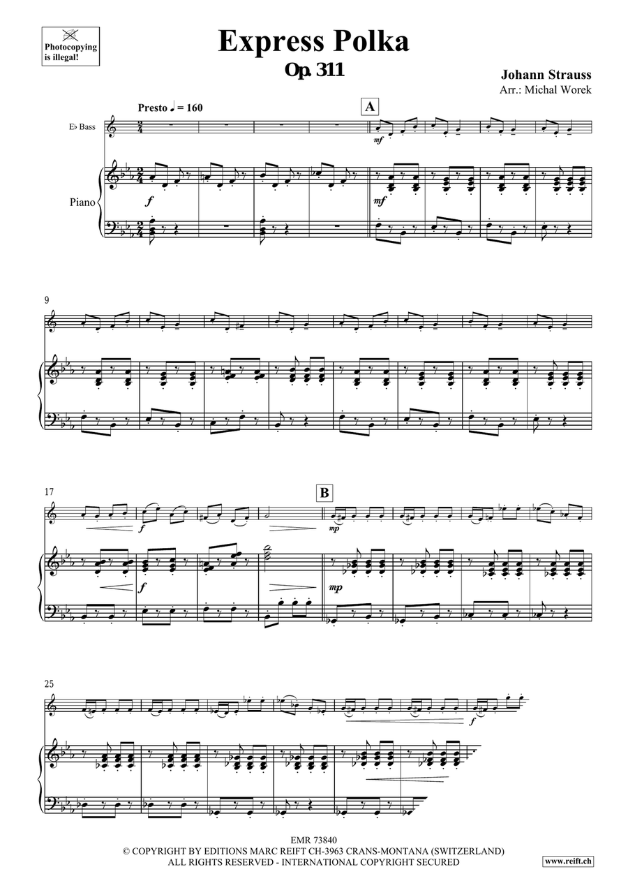 Express Polka Express Polka Voice Solo scores gallery preview page 3