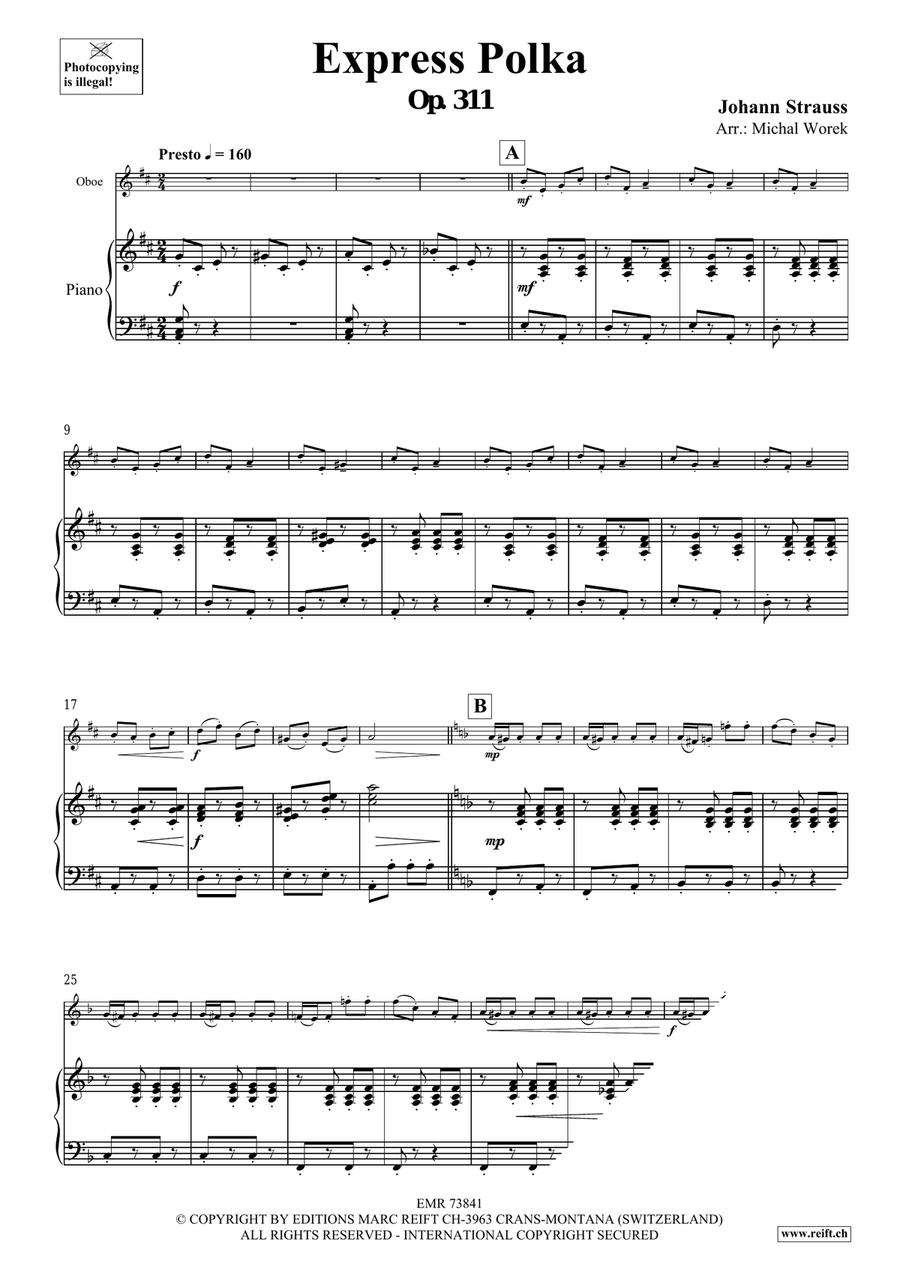Express Polka Express Polka Piano Accompaniment scores gallery preview page 3