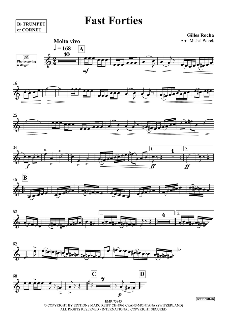 Fast Forties Fast Forties Cornet scores gallery preview page 4