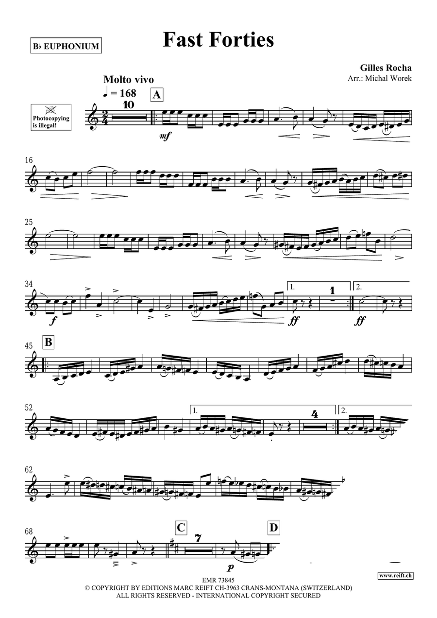 Fast Forties Fast Forties Euphonium scores gallery preview page 4