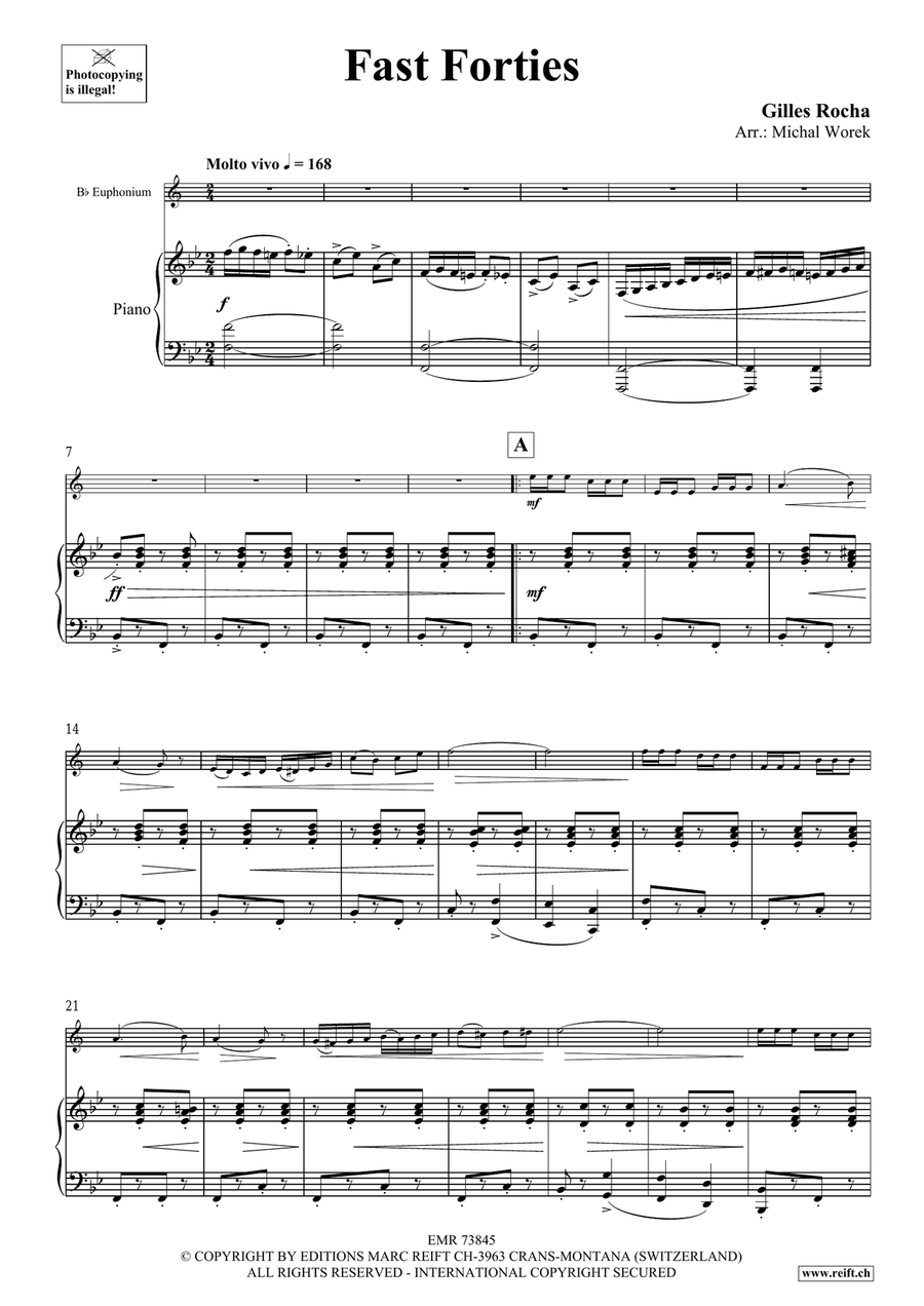 Fast Forties Fast Forties Euphonium scores gallery preview page 5