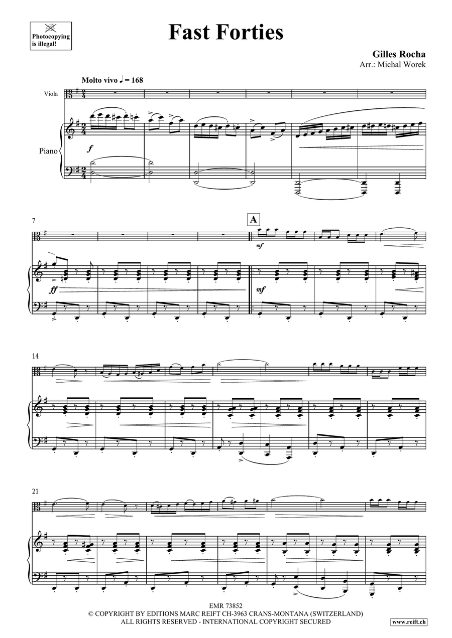 Fast Forties Fast Forties Piano Accompaniment scores gallery preview page 5