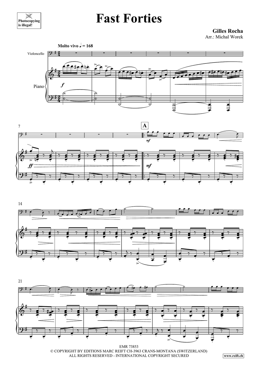 Fast Forties Fast Forties Piano Accompaniment scores gallery preview page 5
