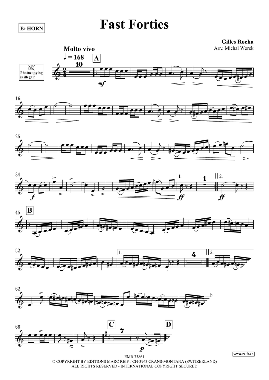 Fast Forties Fast Forties Horn scores gallery preview page 4