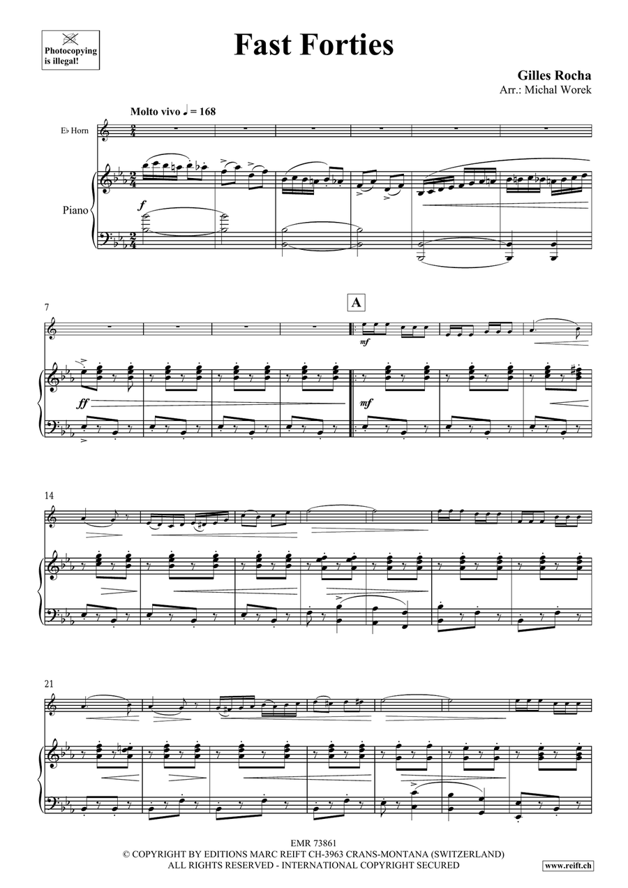 Fast Forties Fast Forties Horn scores gallery preview page 5