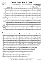 Comic Duet For 2 Cats Flute Quintet scores gallery preview page 3
