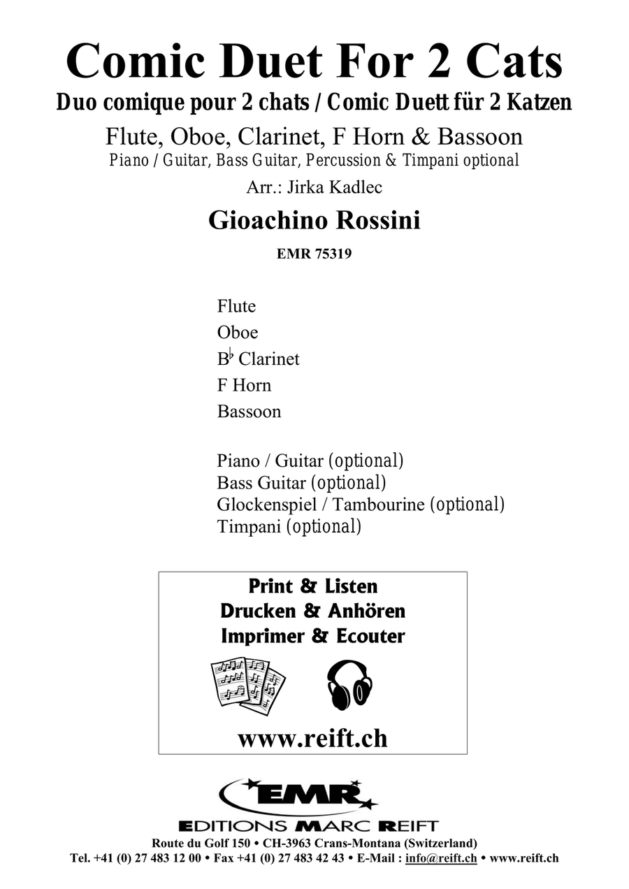 Comic Duet For 2 Cats Comic Duet For 2 Cats Bassoon scores gallery preview page 2
