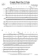 Comic Duet For 2 Cats Clarinet Quartet scores gallery preview page 3