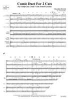 Comic Duet For 2 Cats Trombone Quartet scores gallery preview page 3