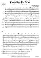 Comic Duet For 2 Cats Brass Quartet scores gallery preview page 3