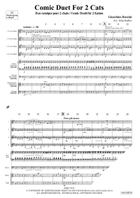 Comic Duet For 2 Cats Horn scores gallery preview page 3
