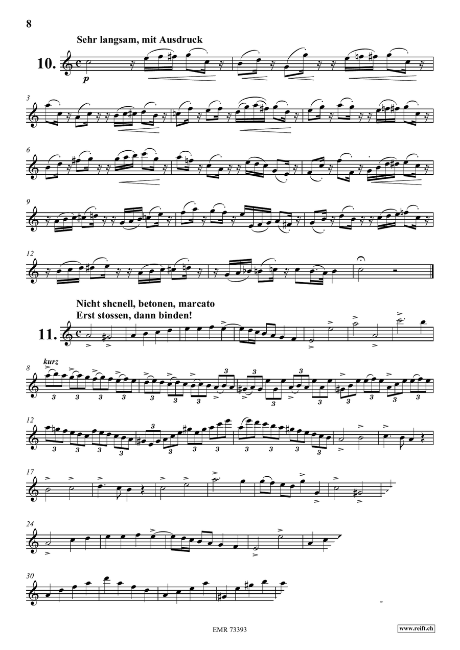 116 Studies 116 Studies Piccolo scores gallery preview page 8