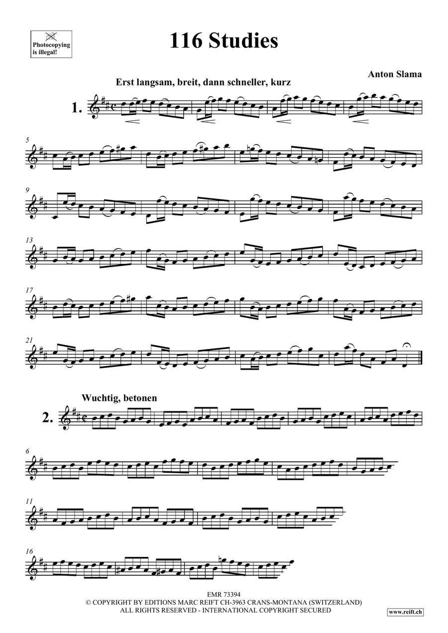 116 Studies 116 Studies Flute Solo scores gallery preview page 3