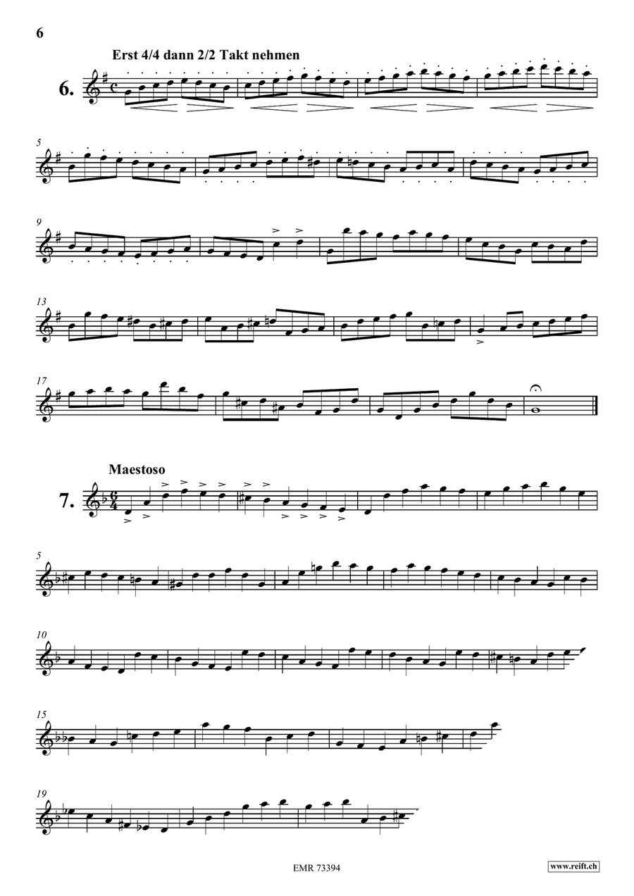 116 Studies 116 Studies Flute Solo scores gallery preview page 6