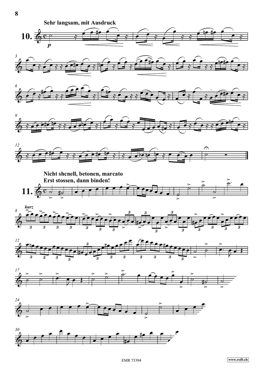 116 Studies 116 Studies Flute Solo scores gallery preview page 8
