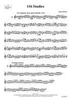116 Studies Oboe Solo scores gallery preview page 3