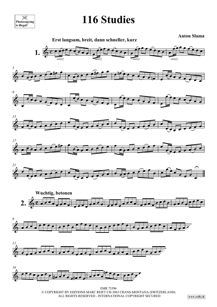 116 Studies 116 Studies Clarinet Solo scores gallery preview page 3