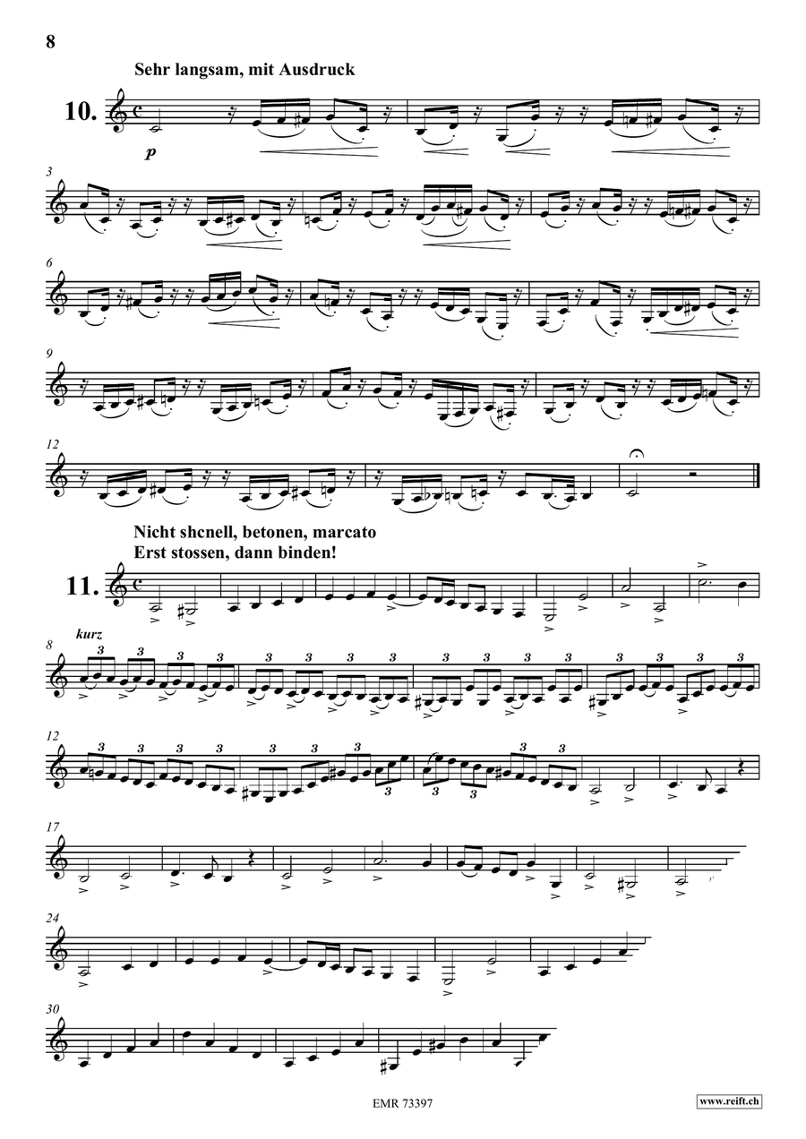 116 Studies 116 Studies Bass Clarinet scores gallery preview page 8