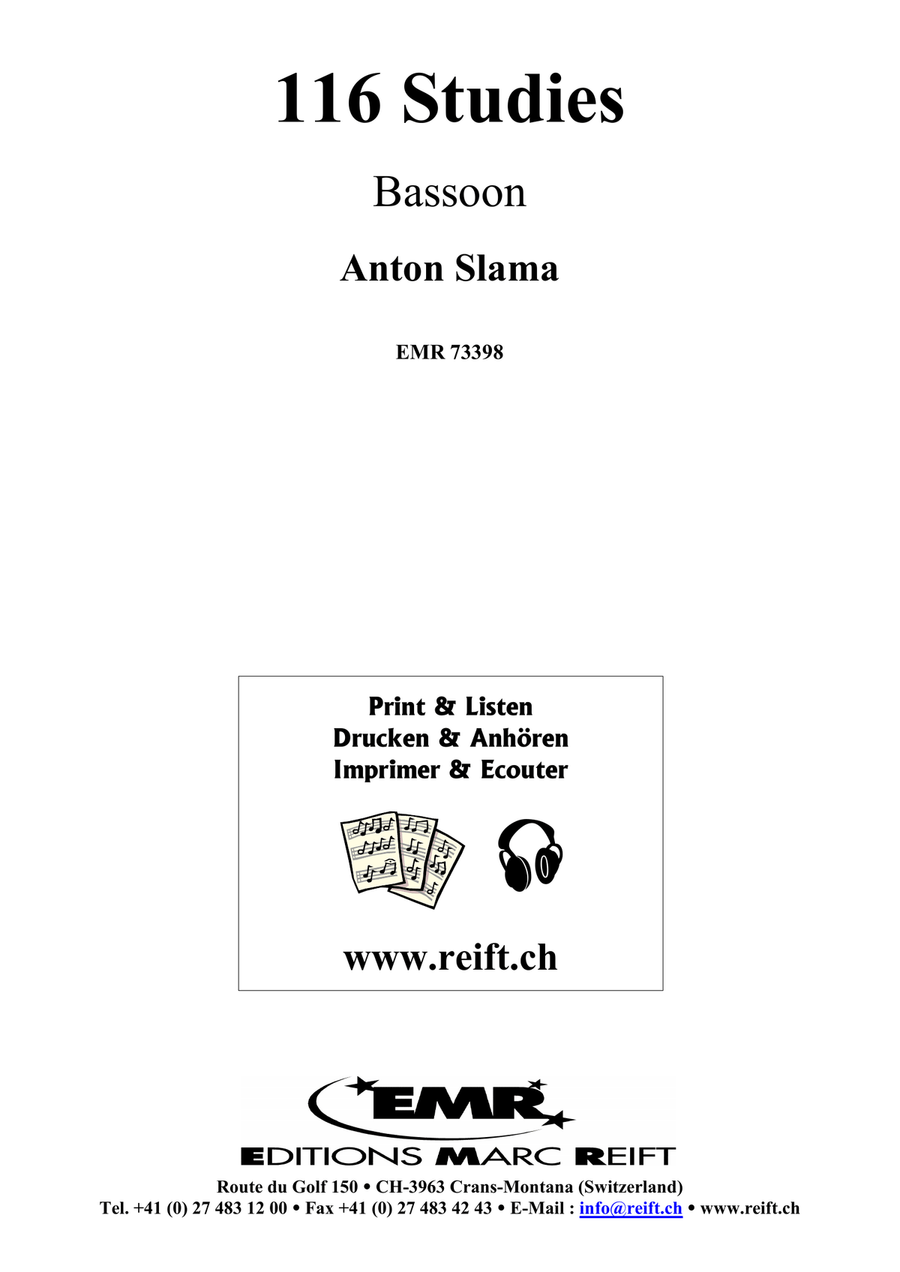 116 Studies 116 Studies Bassoon Solo scores gallery preview page 2