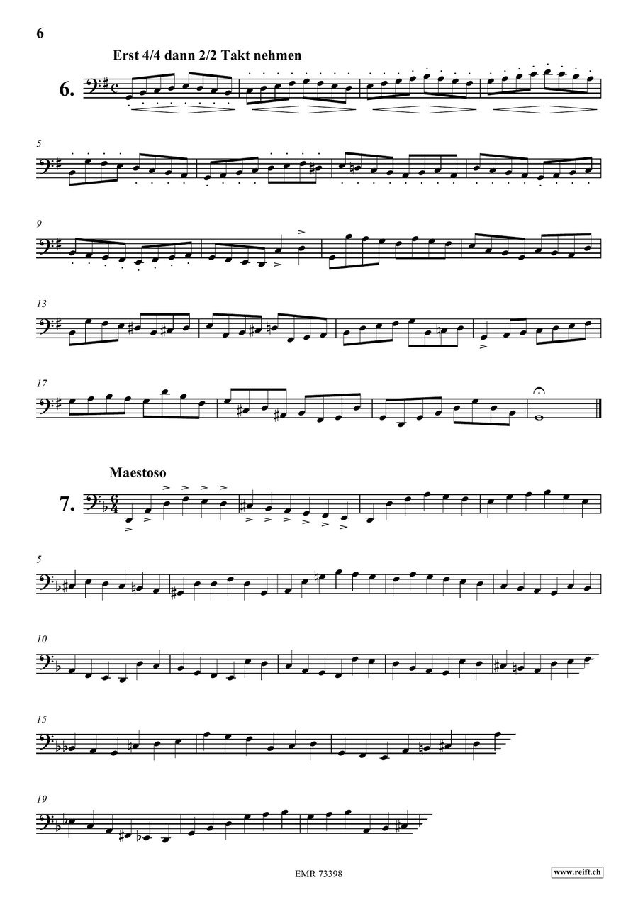 116 Studies 116 Studies Bassoon Solo scores gallery preview page 6