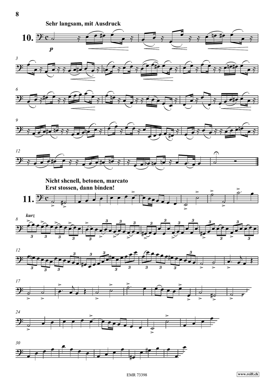 116 Studies 116 Studies Bassoon Solo scores gallery preview page 8