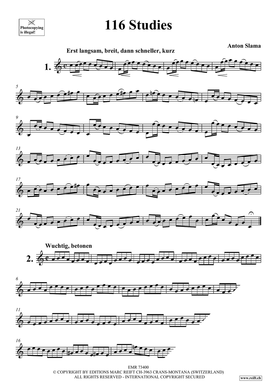 116 Studies 116 Studies Alto Saxophone scores gallery preview page 3