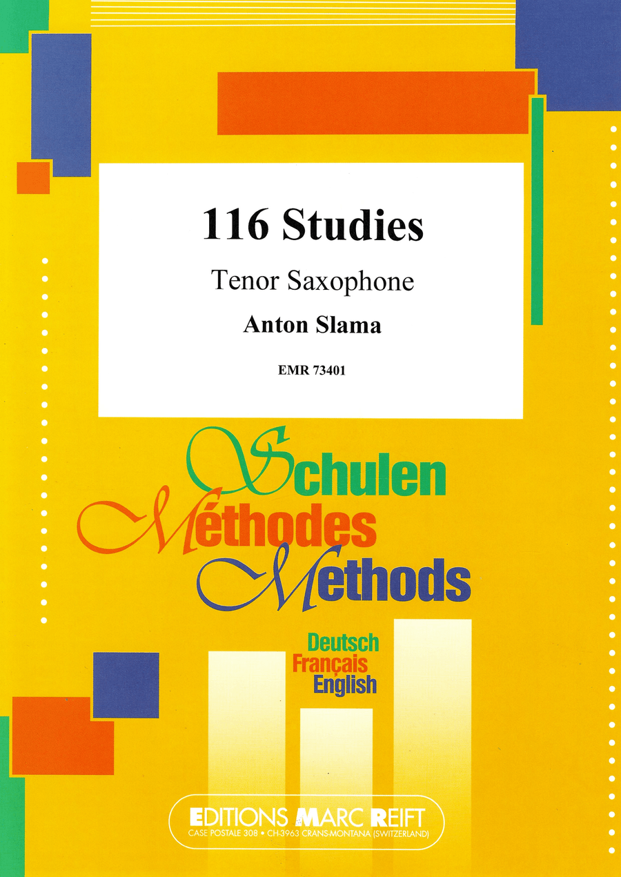 116 Studies 116 Studies Tenor Saxophone scores gallery preview page 1