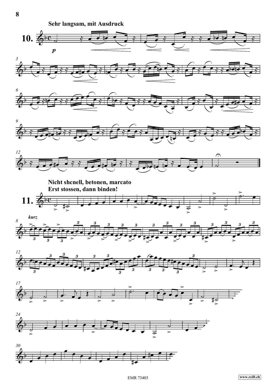 116 Studies 116 Studies Cornet scores gallery preview page 8