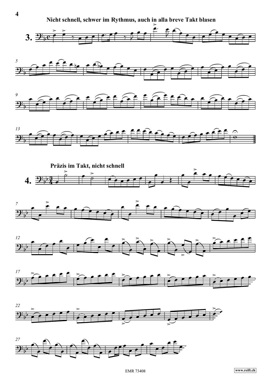 116 Studies 116 Studies Trombone scores gallery preview page 4