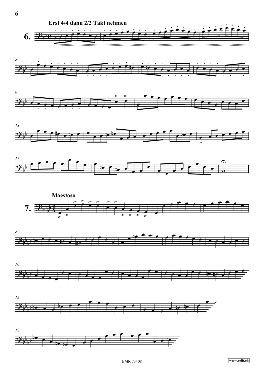 116 Studies 116 Studies Trombone scores gallery preview page 6