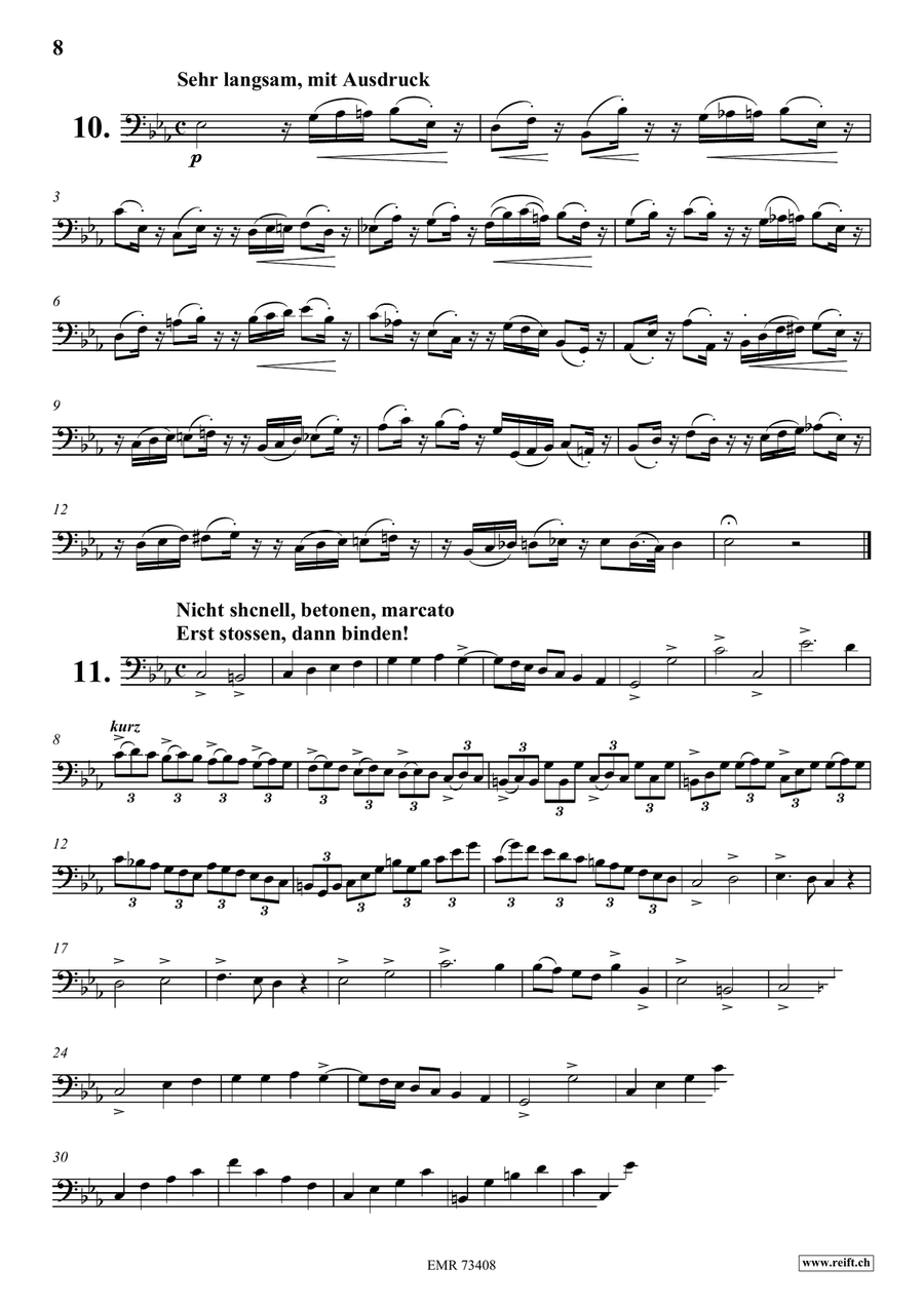 116 Studies 116 Studies Trombone scores gallery preview page 8
