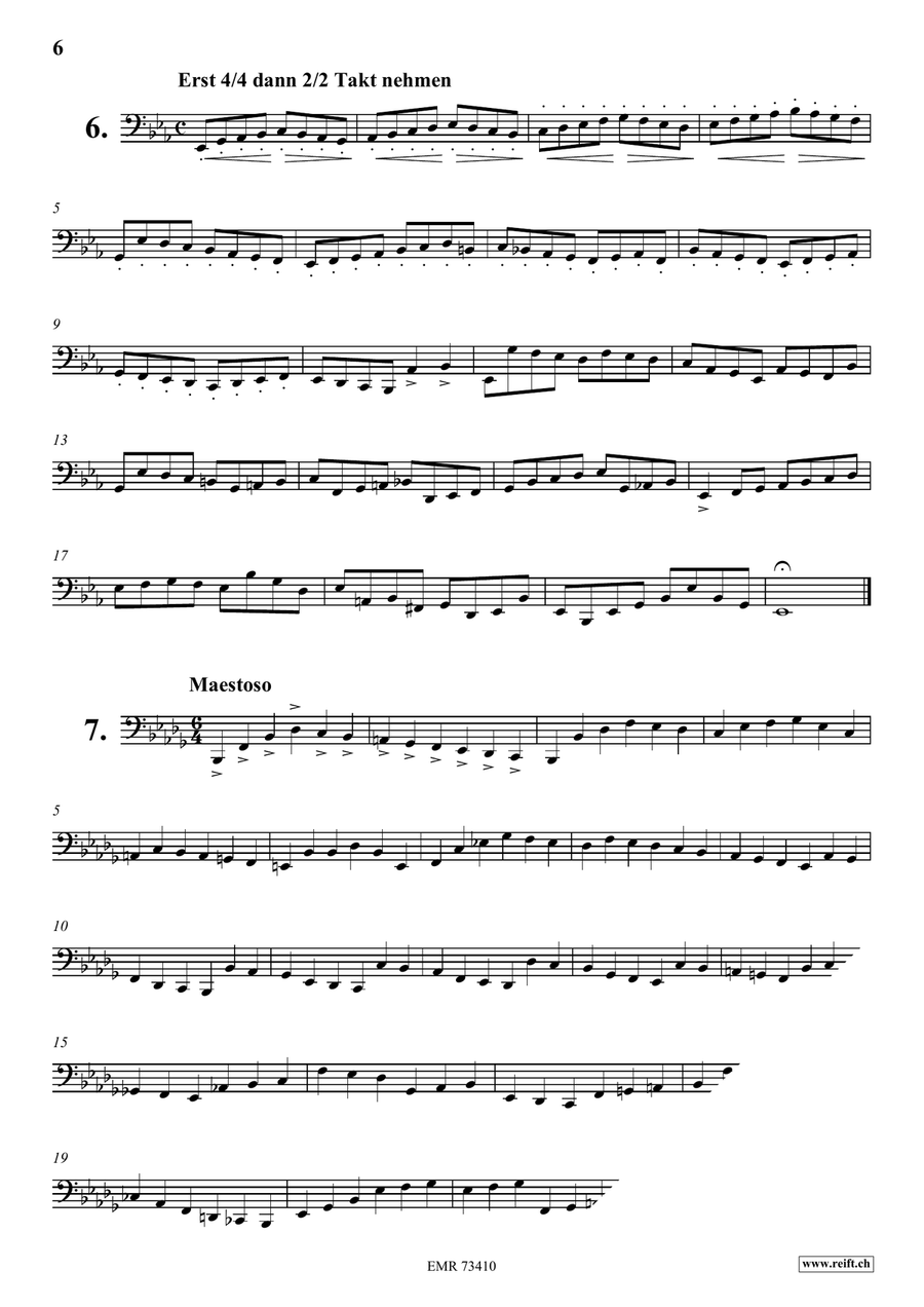 116 Studies 116 Studies Trombone scores gallery preview page 6