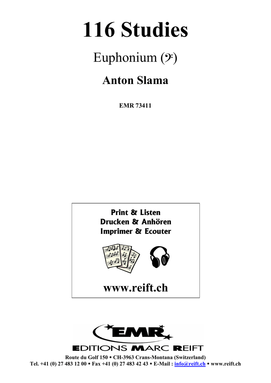 116 Studies 116 Studies Euphonium scores gallery preview page 2