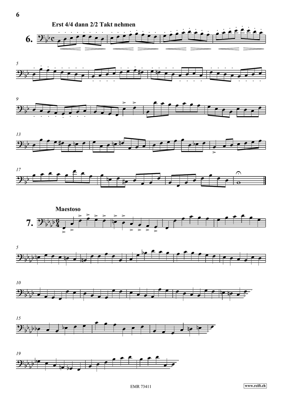 116 Studies 116 Studies Euphonium scores gallery preview page 6