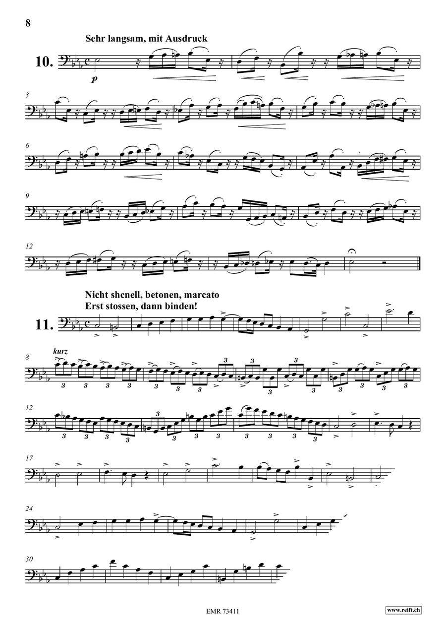 116 Studies 116 Studies Euphonium scores gallery preview page 8