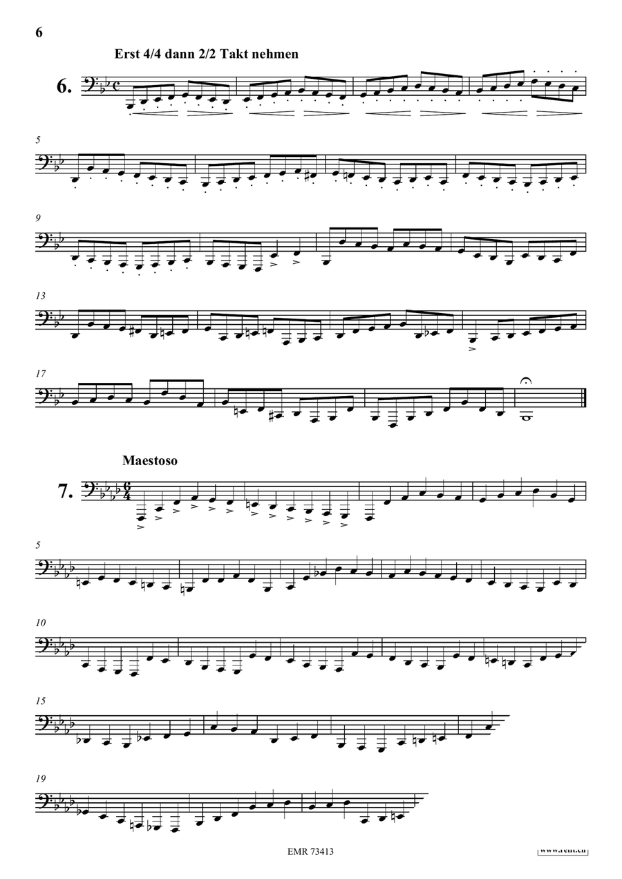 116 Studies 116 Studies Tuba scores gallery preview page 6