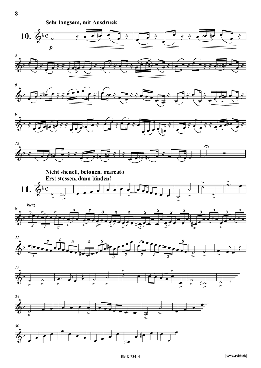 116 Studies 116 Studies Cornet scores gallery preview page 8