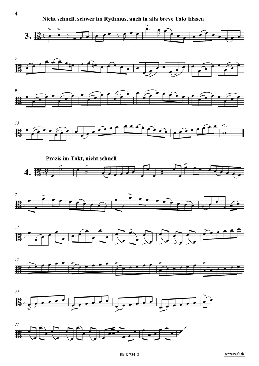 116 Studies 116 Studies Viola Solo scores gallery preview page 4