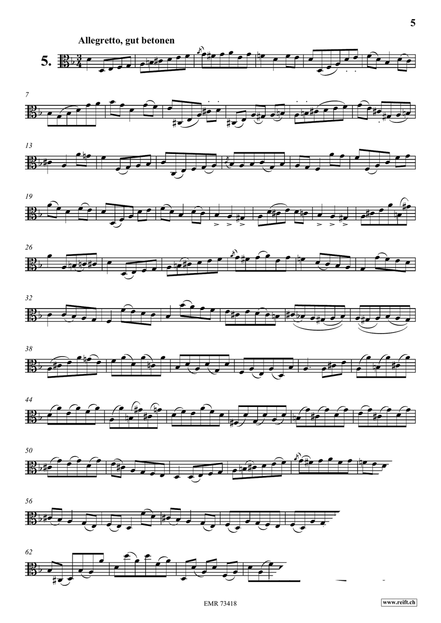116 Studies 116 Studies Viola Solo scores gallery preview page 5