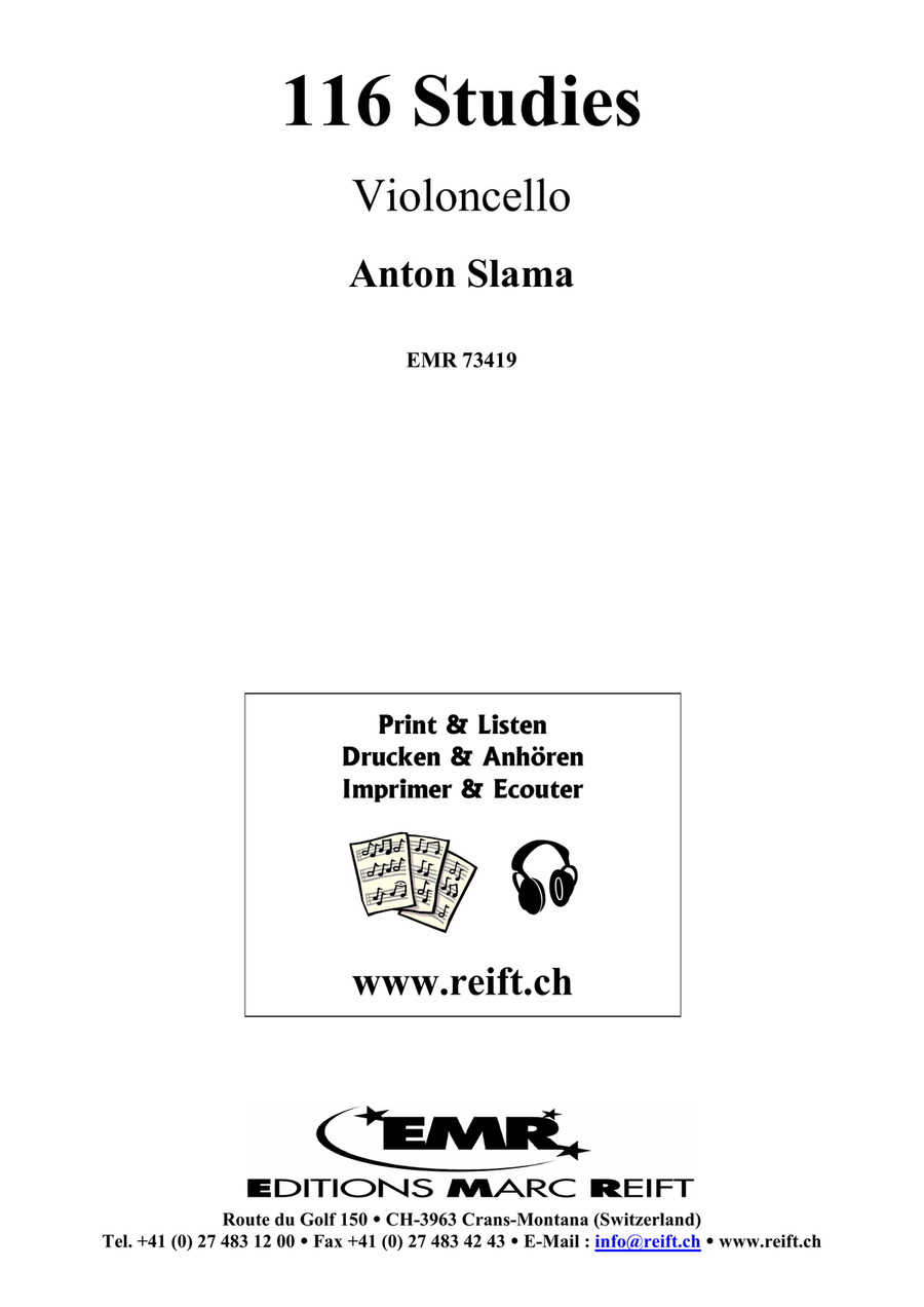 116 Studies 116 Studies Cello scores gallery preview page 2