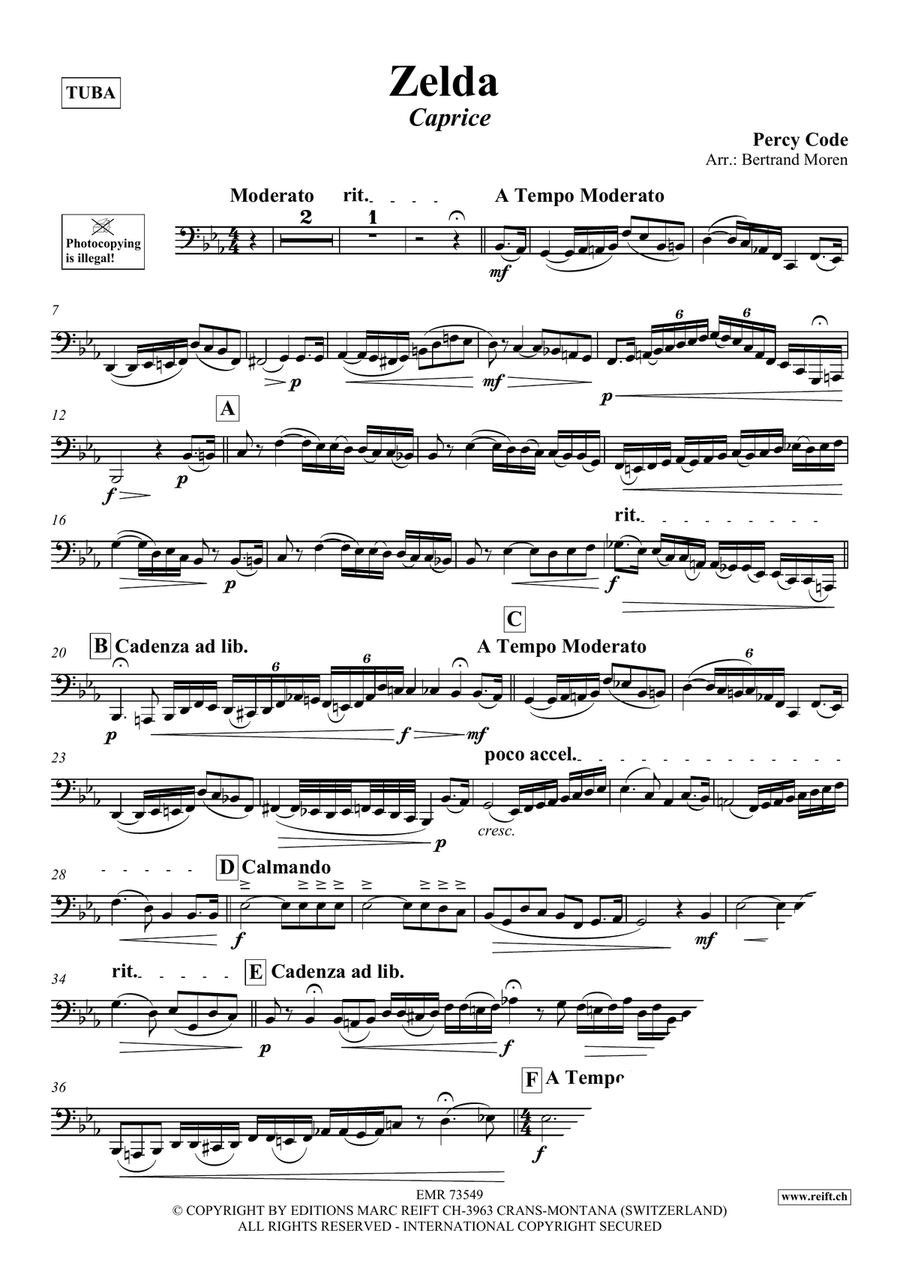 Zelda Zelda Tuba scores gallery preview page 3