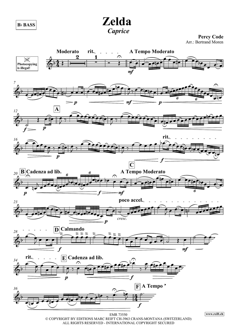 Zelda Zelda Voice Solo scores gallery preview page 3